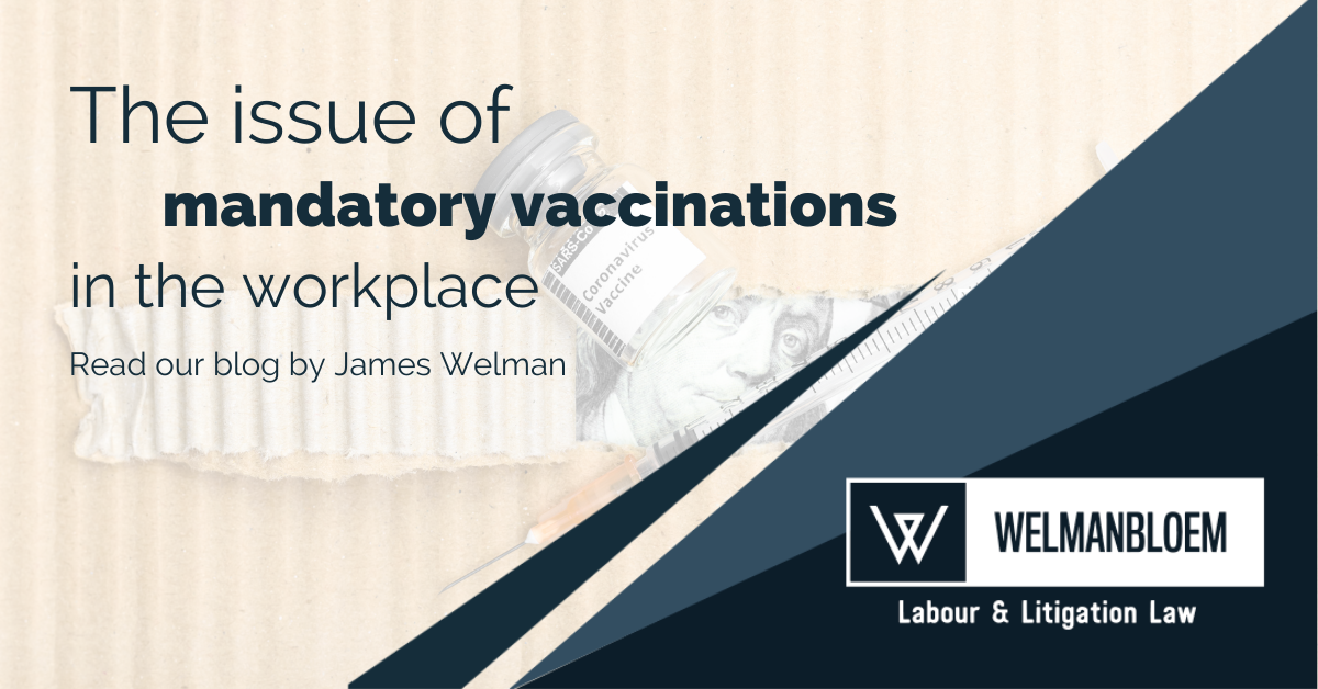 The issue of mandatory vaccinations in the workplace